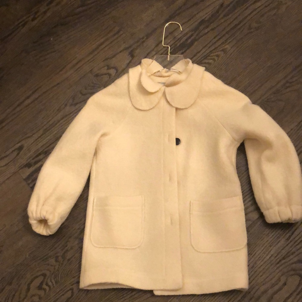 Hilda henri kids ivory wool coat